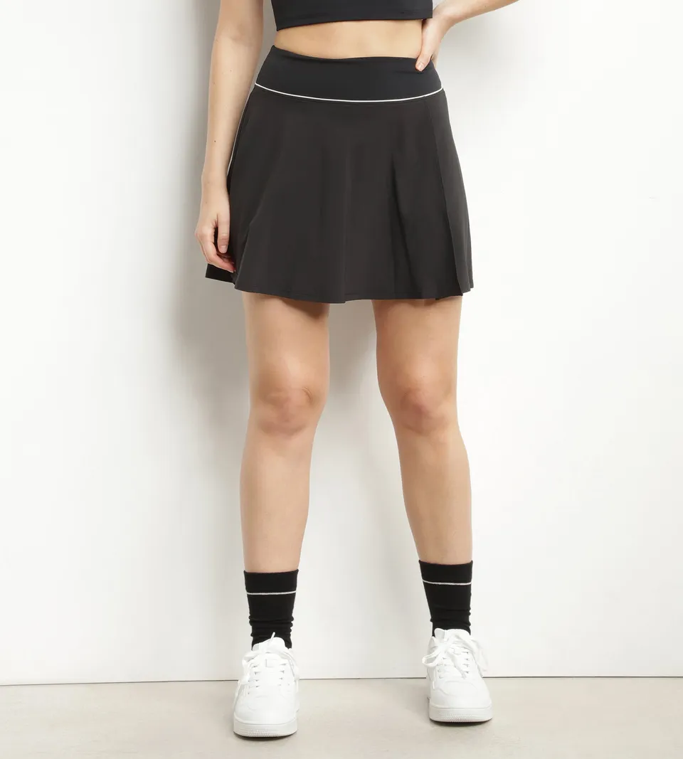 dim-move-jupe-short-de-sport-femme-microfibre-noire-avec-shorty image 1