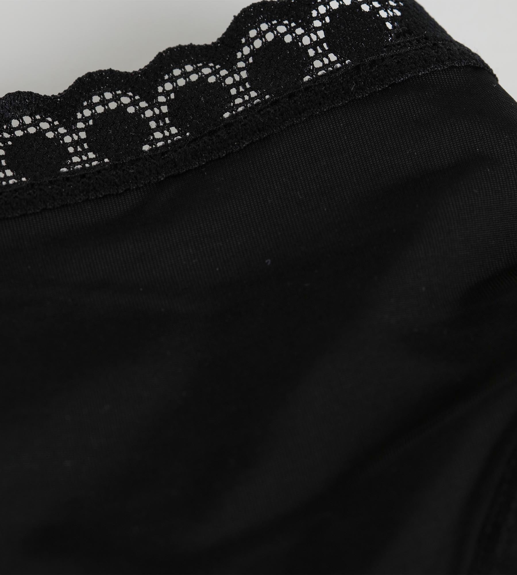 dim-daily-culotte-fille-microfibre-dentelle-noire image 3