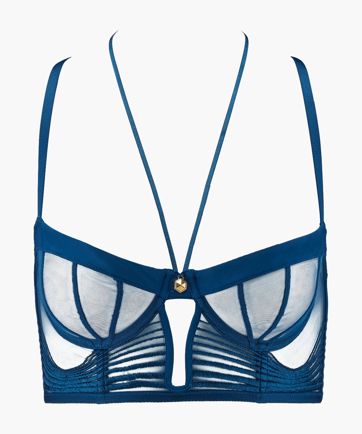 aubade-sumptuous-waves-bustier-bleu-imp-rial image 1