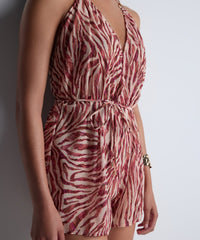 aubade-beach-walk-combishort-playsuit-pink-tiger image 2