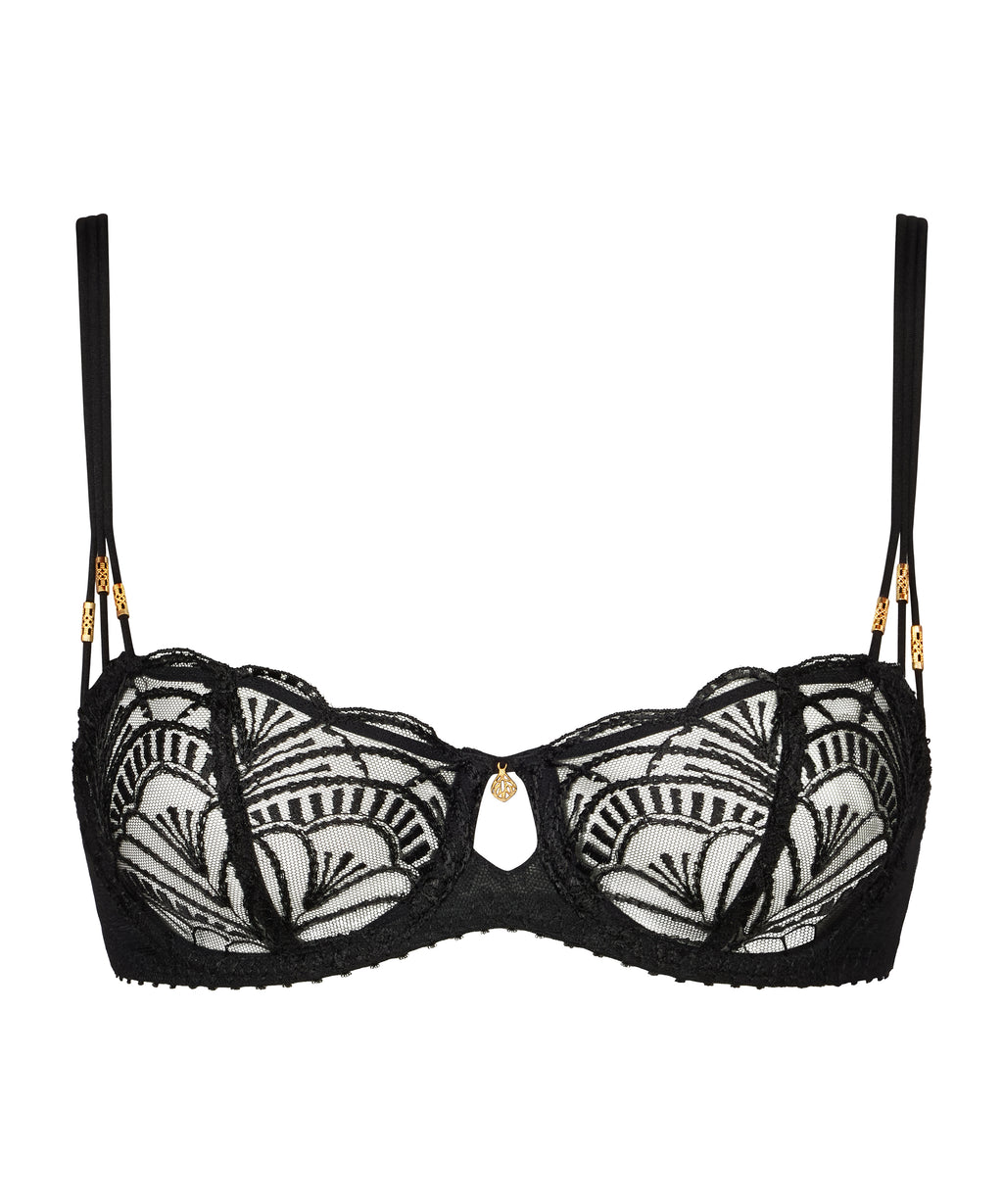 aubade-vibes-soutien-gorge-corbeille-noir image 1