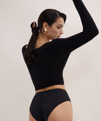 aubade-hidden-treasure-slip-taille-haute-black image 5