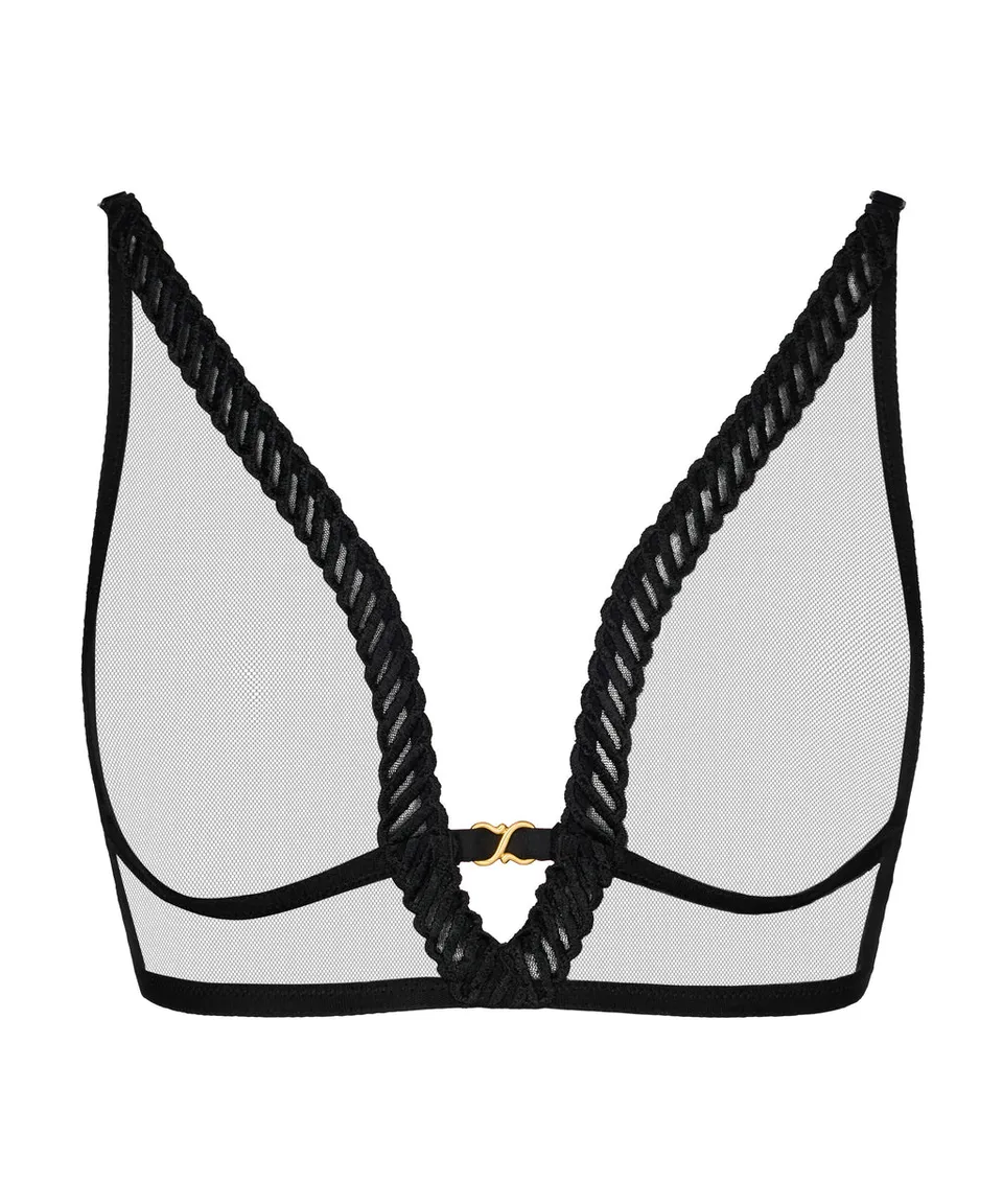 aubade-sheer-emotion-soutien-gorge-triangle-sans-armatures-noir image 1