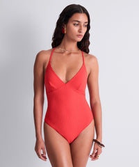 aubade-sun-pop-maillot-de-bain-gepolsterter-corail image 2