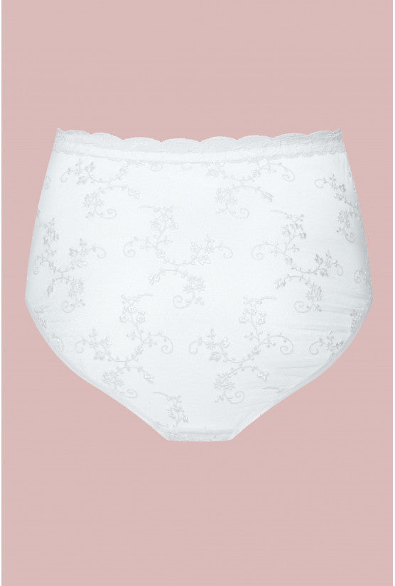 cadolle-fleurette-culotte-brod-e-taille-haute-blanche image 3