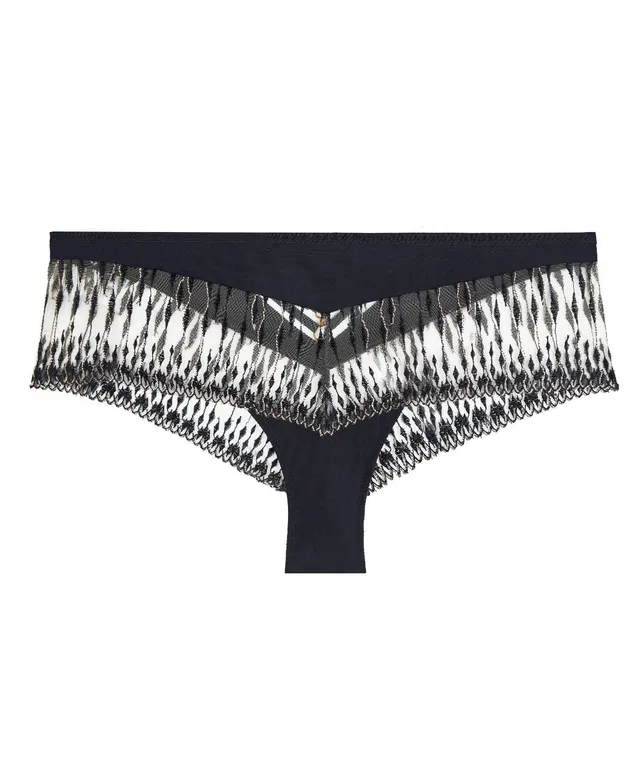 aubade-voodoo-kiss-shorty-millenium-black-avec-broderie-lurex image 1
