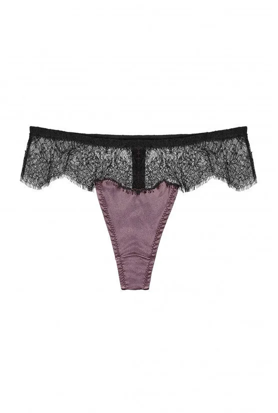 cadolle-ania-string-soie-prune image 1