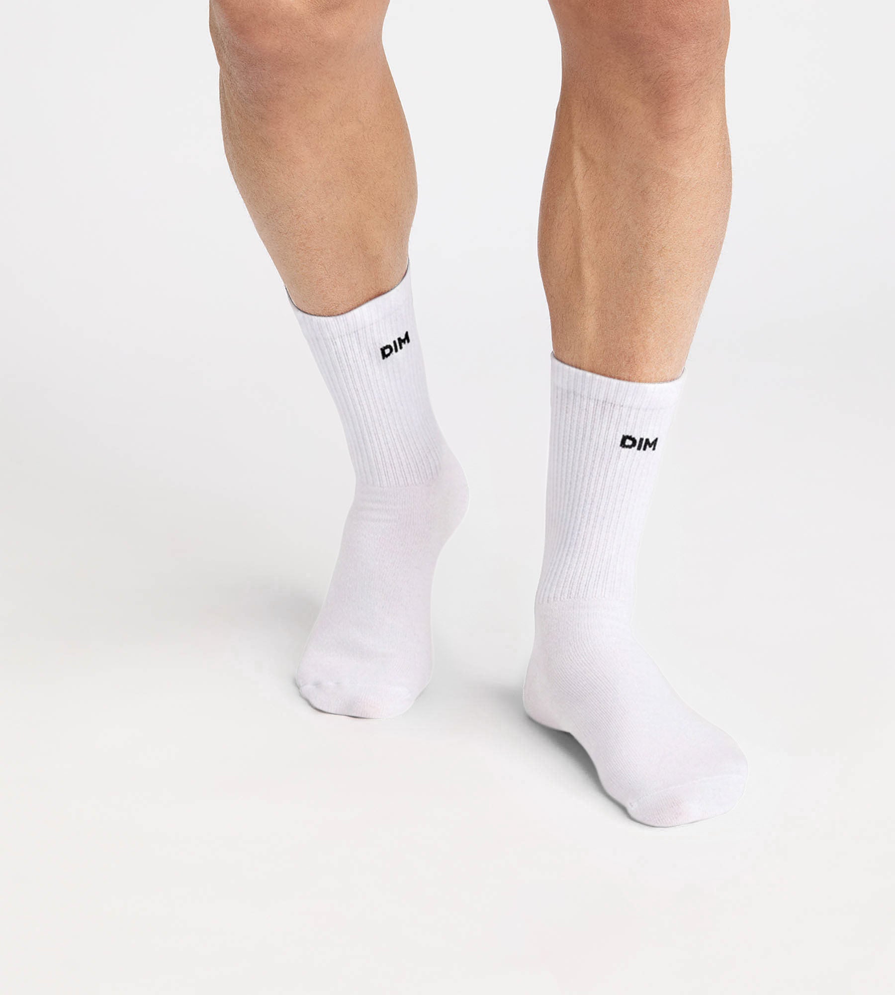 dim-original-lot-de-3-chaussettes-sport-homme-coton-blanc image 4