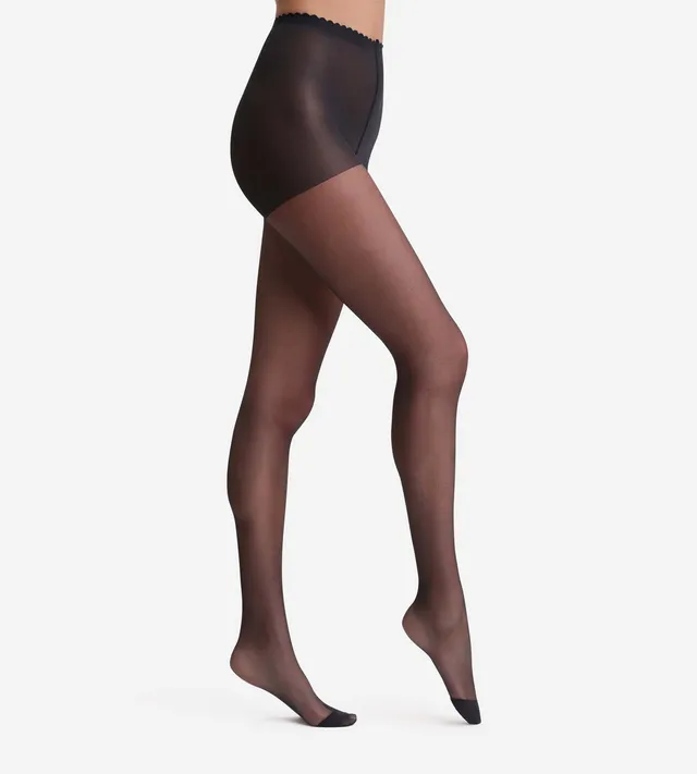dim-body-touch-collant-transparent-noir-effet-nude-17d image 1