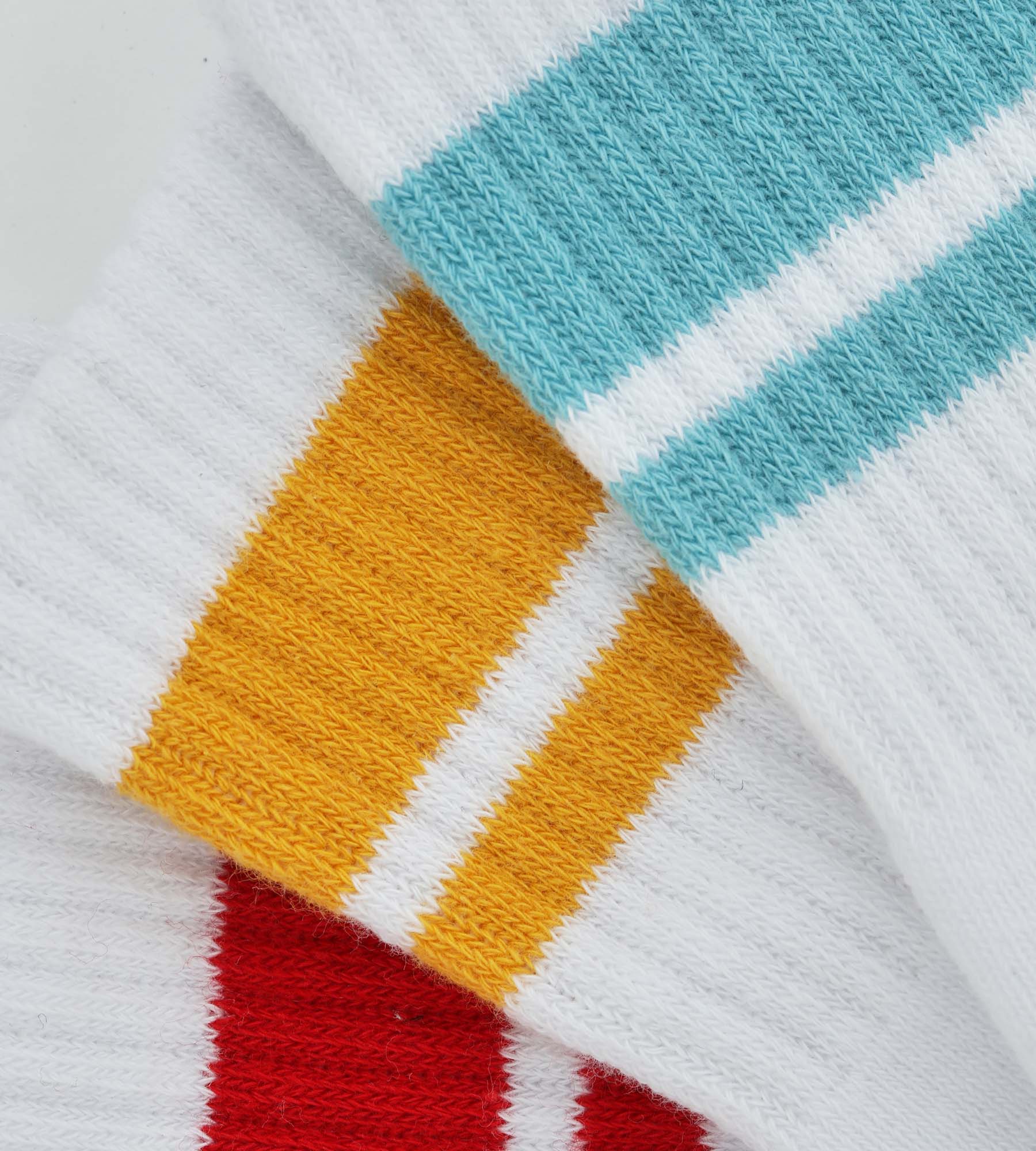 dim-sport-lot-de-3-paires-chaussettes-enfant-blanc-liser-s-couleur image 3