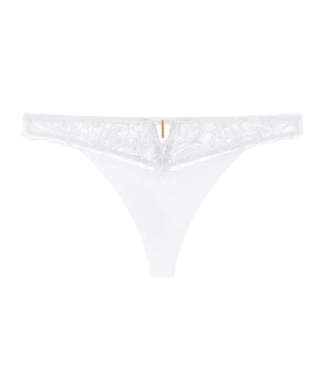 aubade-satin-memories-tanga-artic-blue image 1