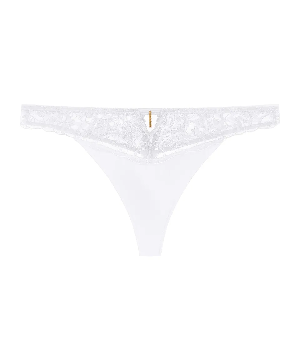 aubade-satin-memories-tanga-artic-blue image 1