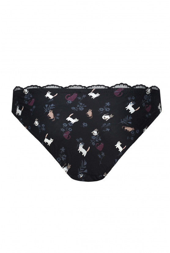 cadolle-mimi-culotte-chats-coton-noire image 2