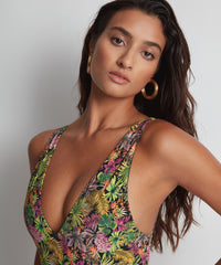 aubade-exotic-fever-maillot-de-bain-gaineur-deep-forest image 3