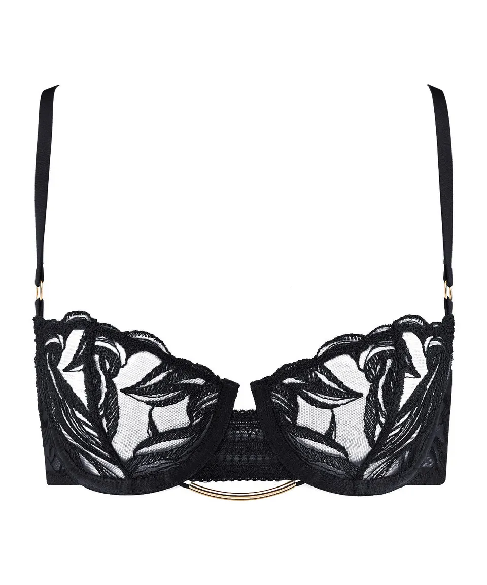 aubade-into-the-groove-soutien-gorge-corbeille-black image 1
