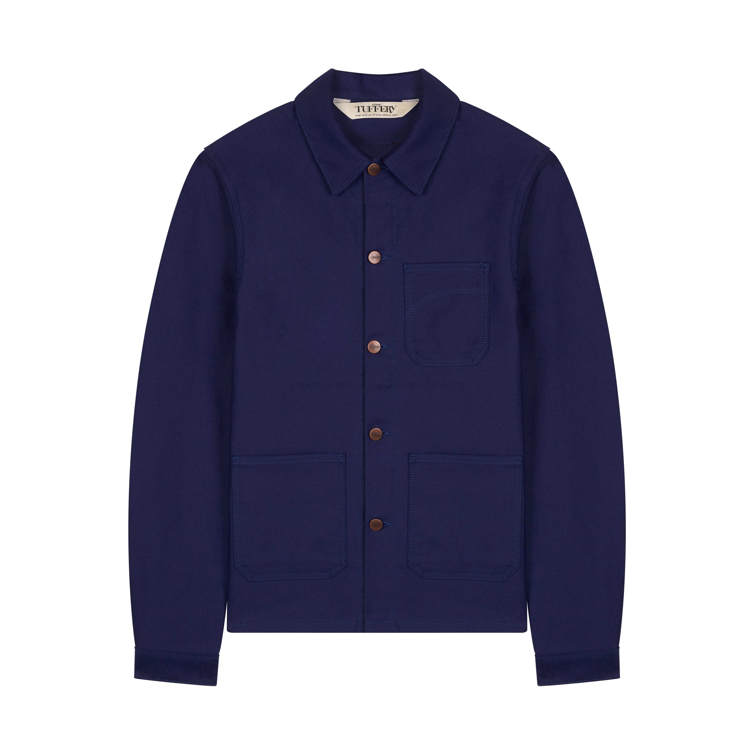 atelier-tuffery-veste-homme-en-jean-courte-moleskine-m-jean image 1