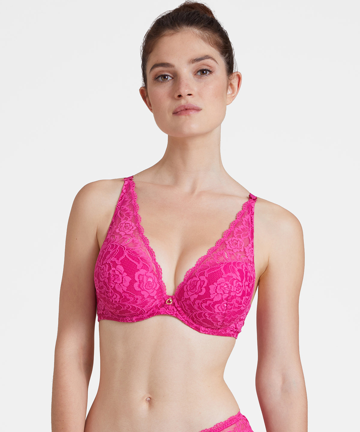 aubade-rosessence-soutien-gorge-plunge-foulard-fuchsia image 3