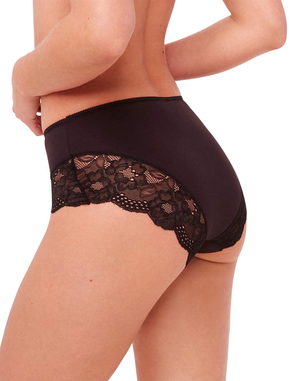 darjeeling-sublime-slip-femme-blanc-noir-taille-m image 2