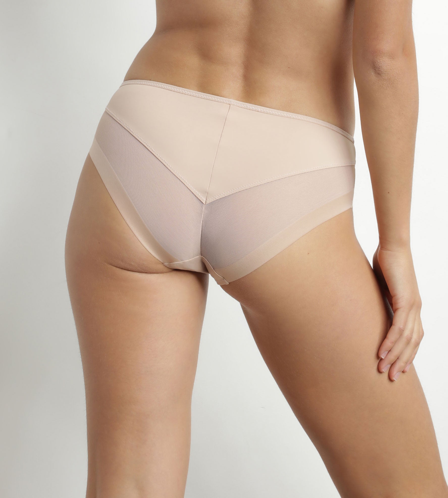 dim-generous-slip-femme-microfibre-et-tulle-new-skin-nude image 2