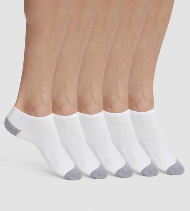 dim-ecodim-sport-lot-de-5-paires-socquettes-homme-coton-blanc image 1