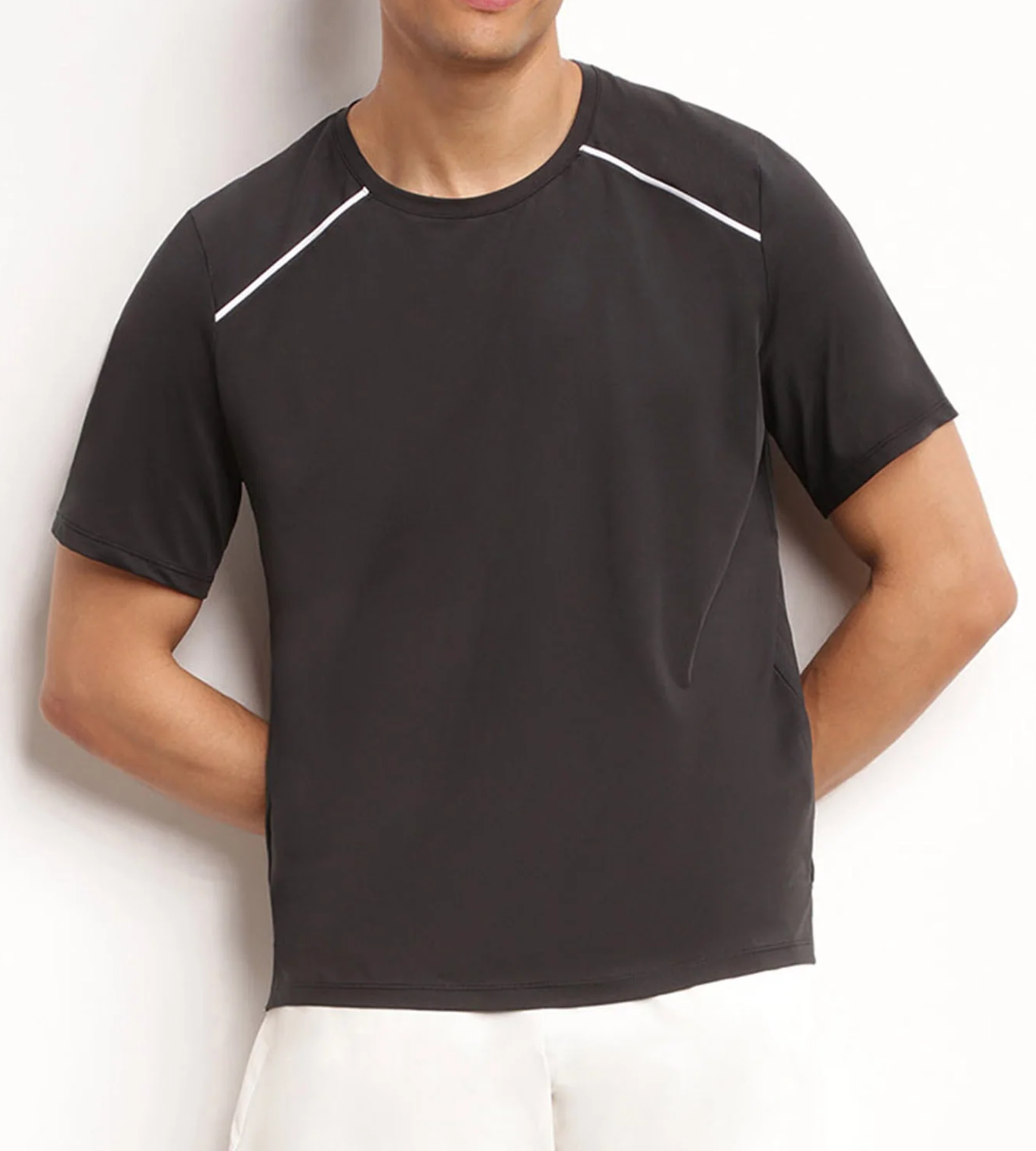 dim-move-t-shirt-de-sport-homme-mati-re-a-r-e-noir image 1