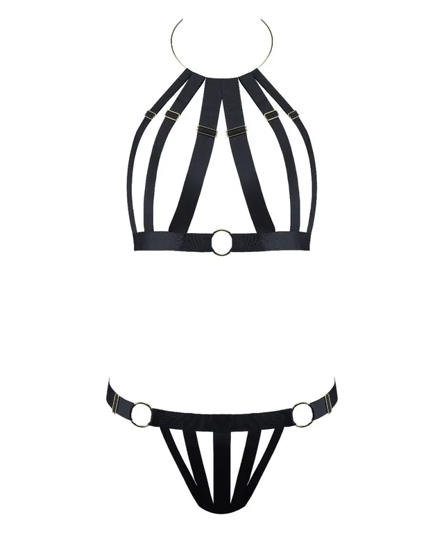 aubade-lust-for-life-ensemble-harnais-noir image 1