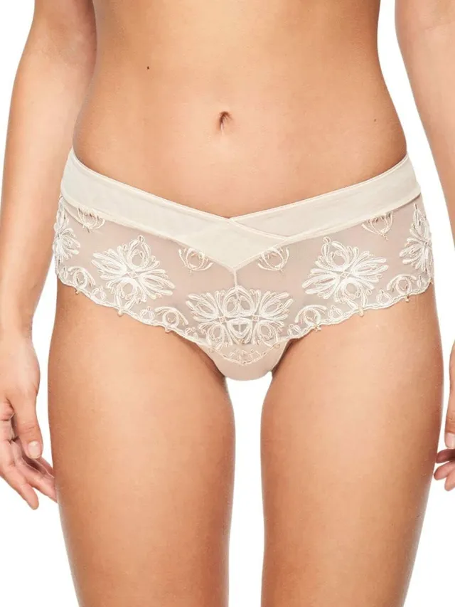chantelle-champs-lys-es-slip-femme-ivoire image 1