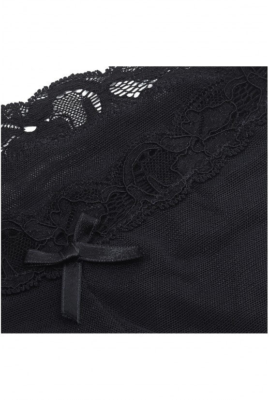 cadolle-princesse-shorty-maille-noir-dentelle image 5