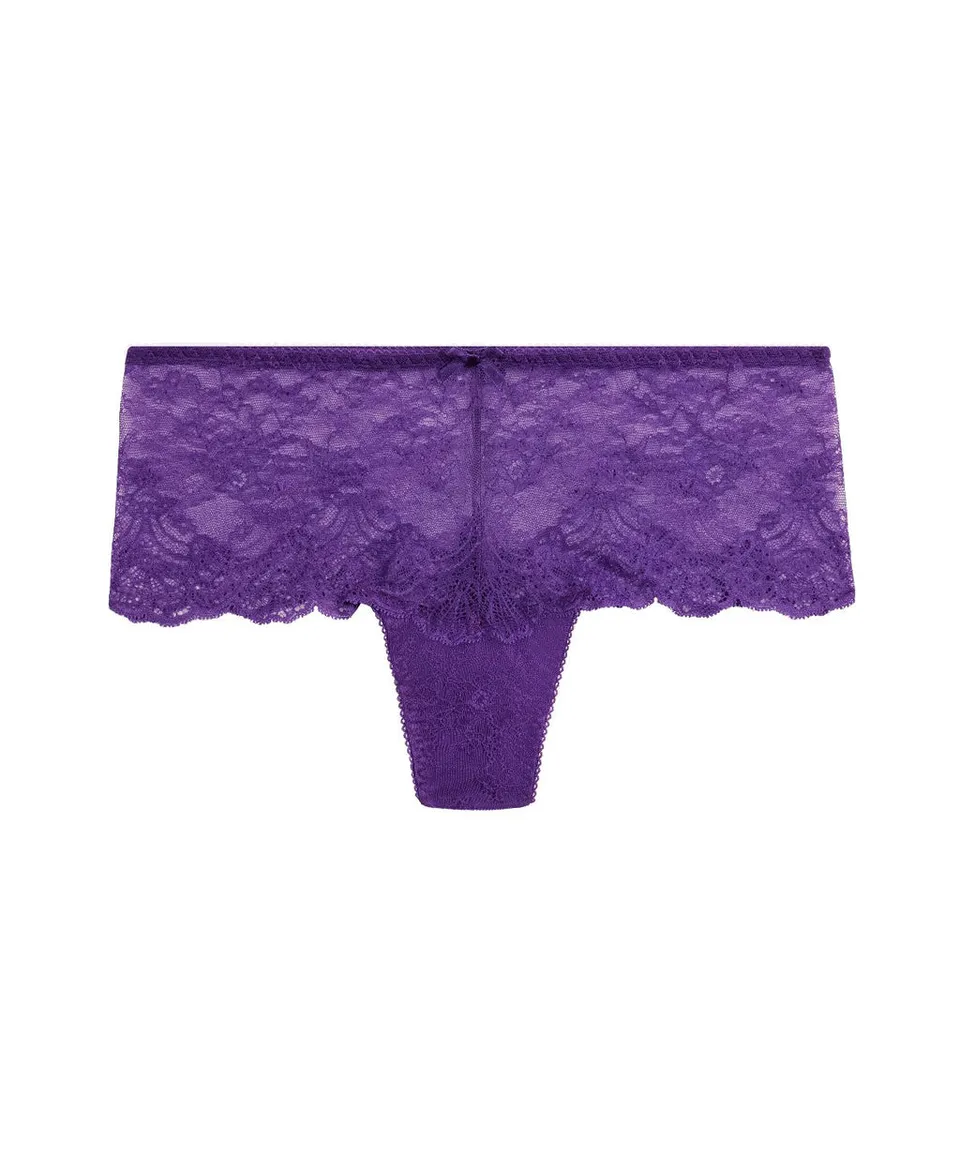 aubade-danse-des-sens-cheeky-brief-spiced-plum-culotte-en-dentelle-int-grale image 1