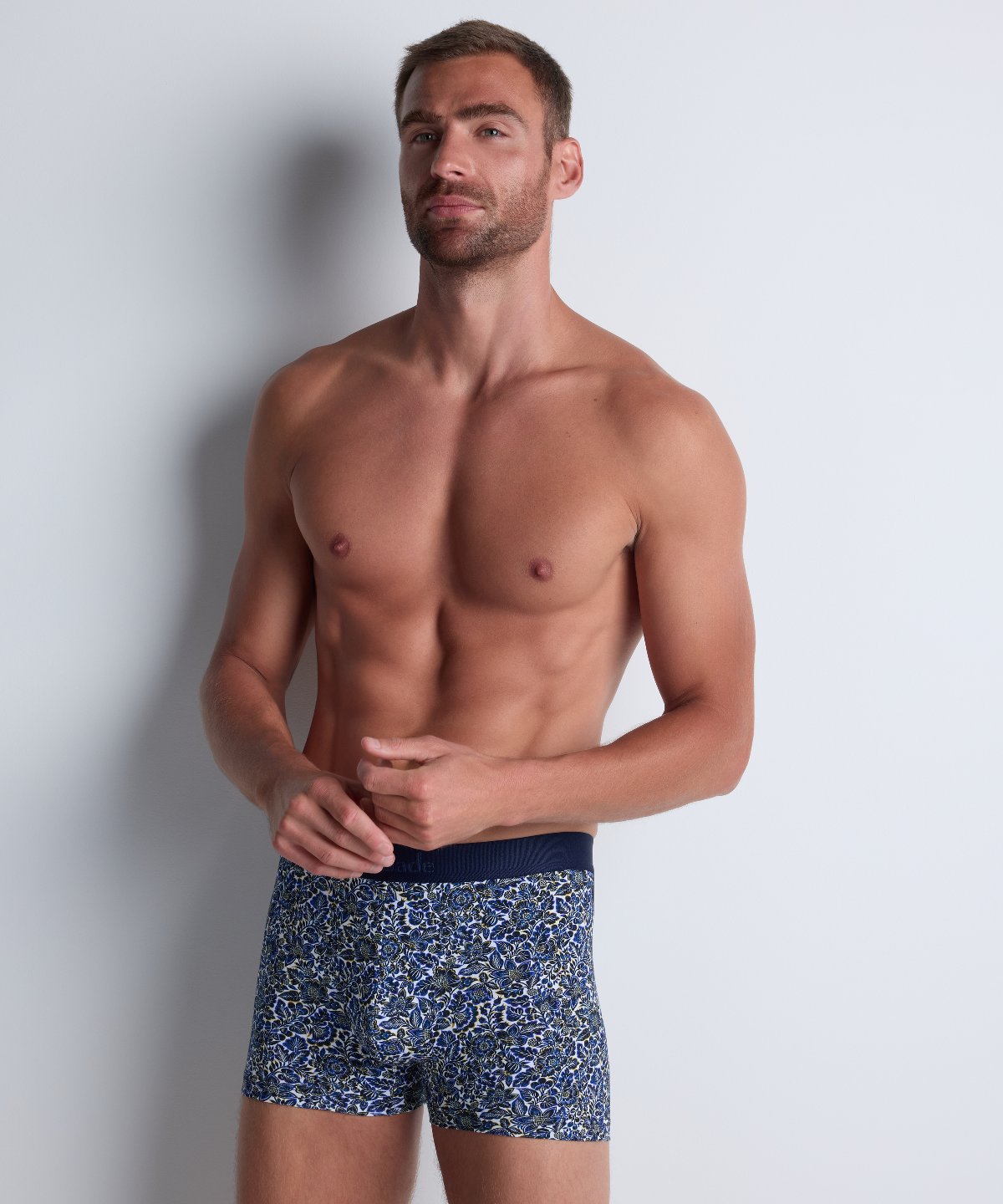 aubade-homme-boxer-batik-coton-bio-gots image 3