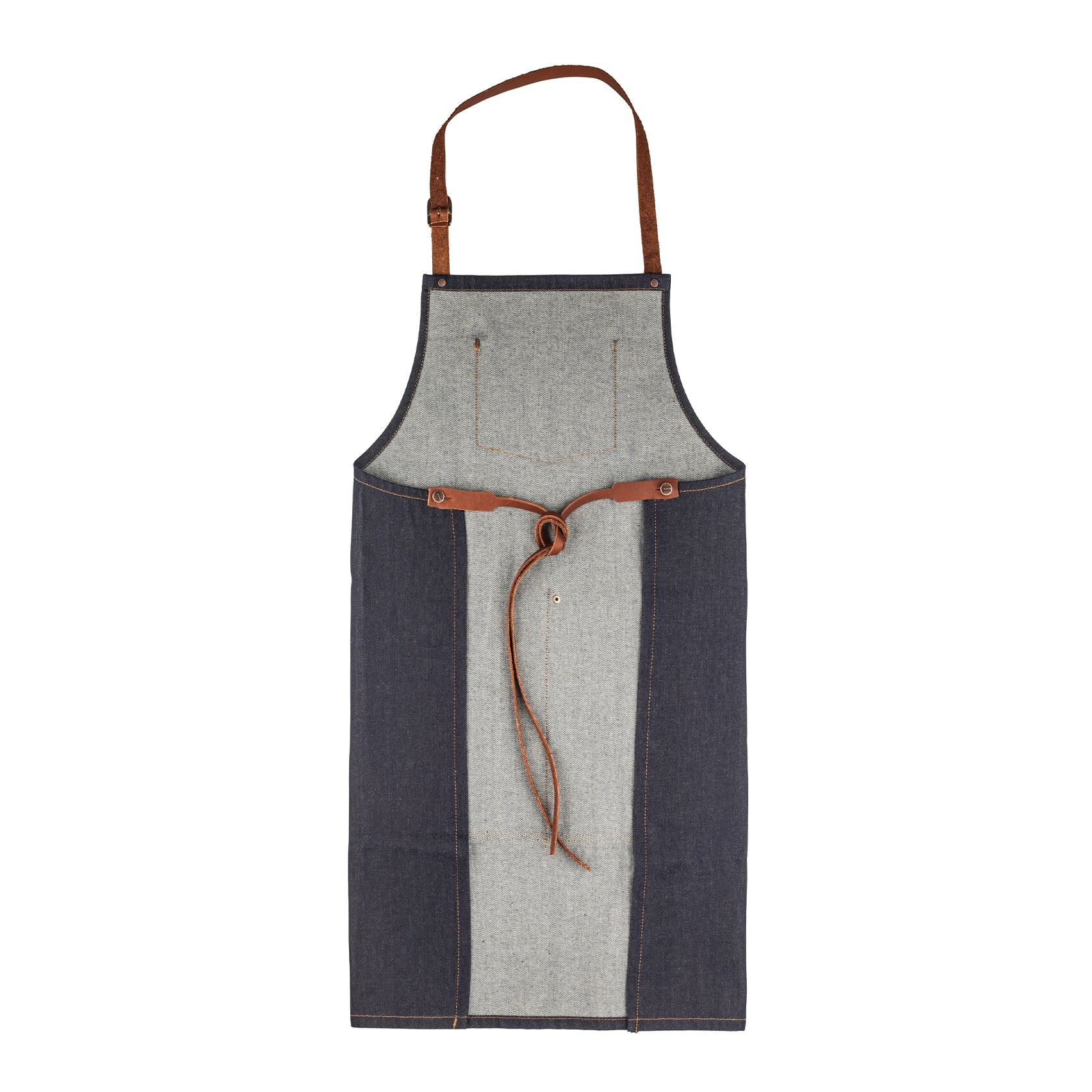 atelier-tuffery-x-opinel-set-barbecue-coffret-partage-tablier-denim-cuir image 5