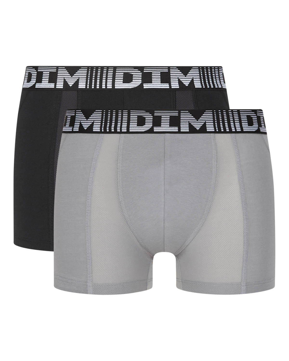 dim-3d-flex-air-lot-de-2-boxers-homme-noir-gris-perle image 2