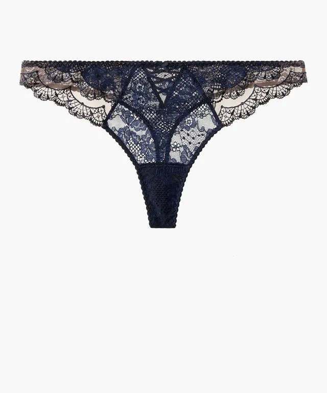 aubade-soleil-nocturne-tanga-bleu-cr-puscule image 1