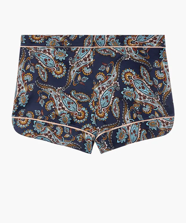 aubade-silk-by-night-shorty-blue-cachemire image 1