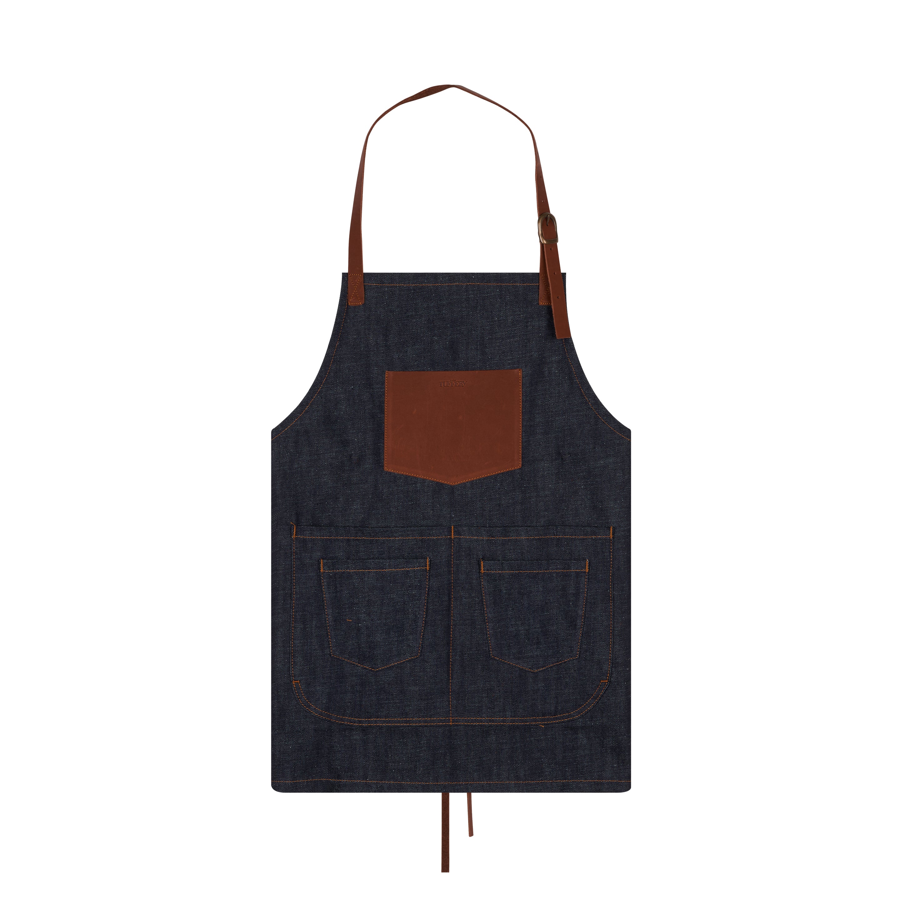 atelier-tuffery-tablier-court-en-jean-brut image 1