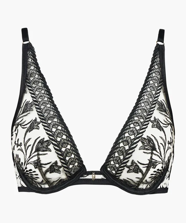 aubade-magnetic-spell-plunge-triangel-myst-re-soutien-gorge-triangle-ultra-plung image 1