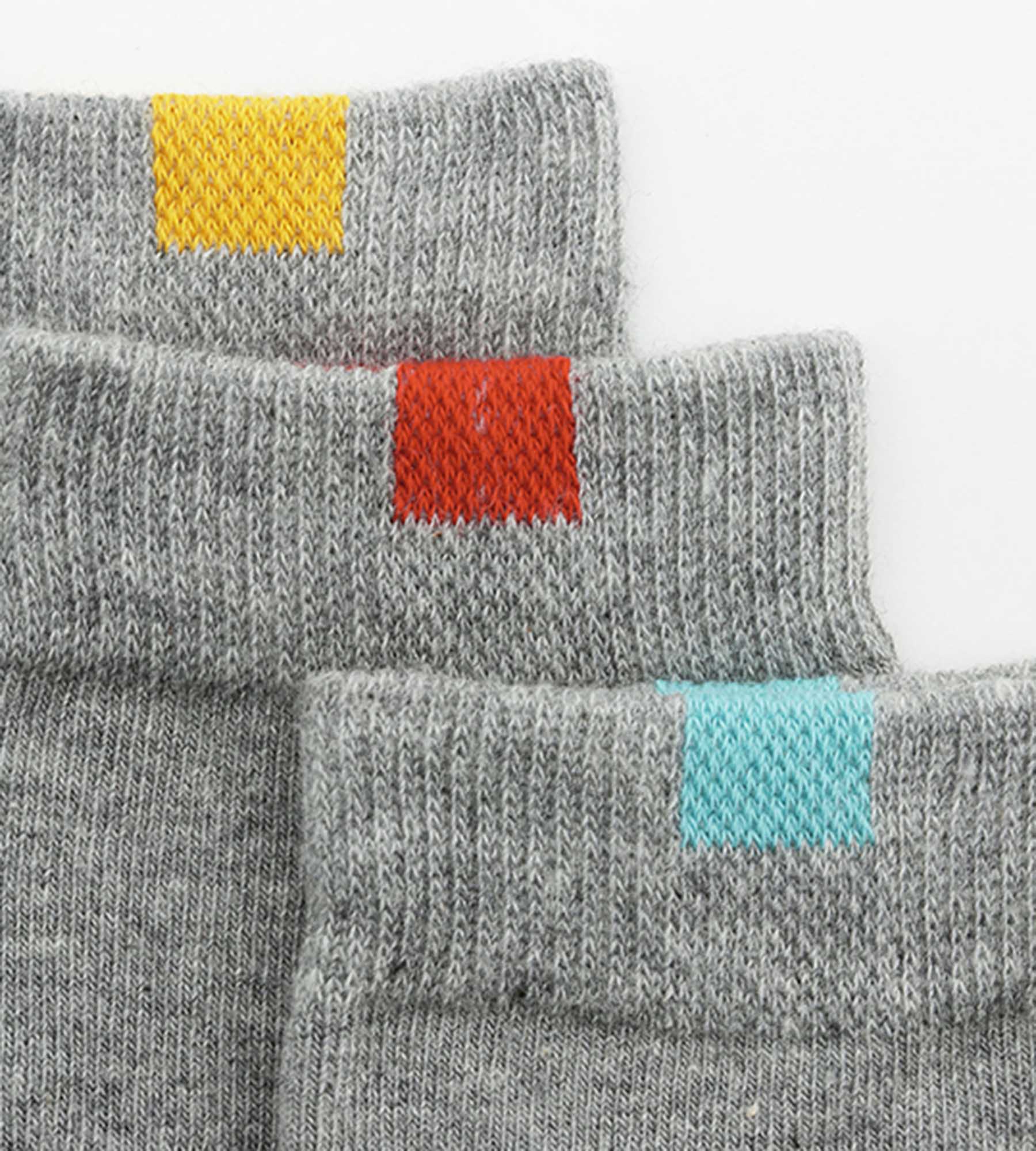 ecodim-lot-de-5-paires-de-chaussettes-enfant-coton-gris-chin image 3