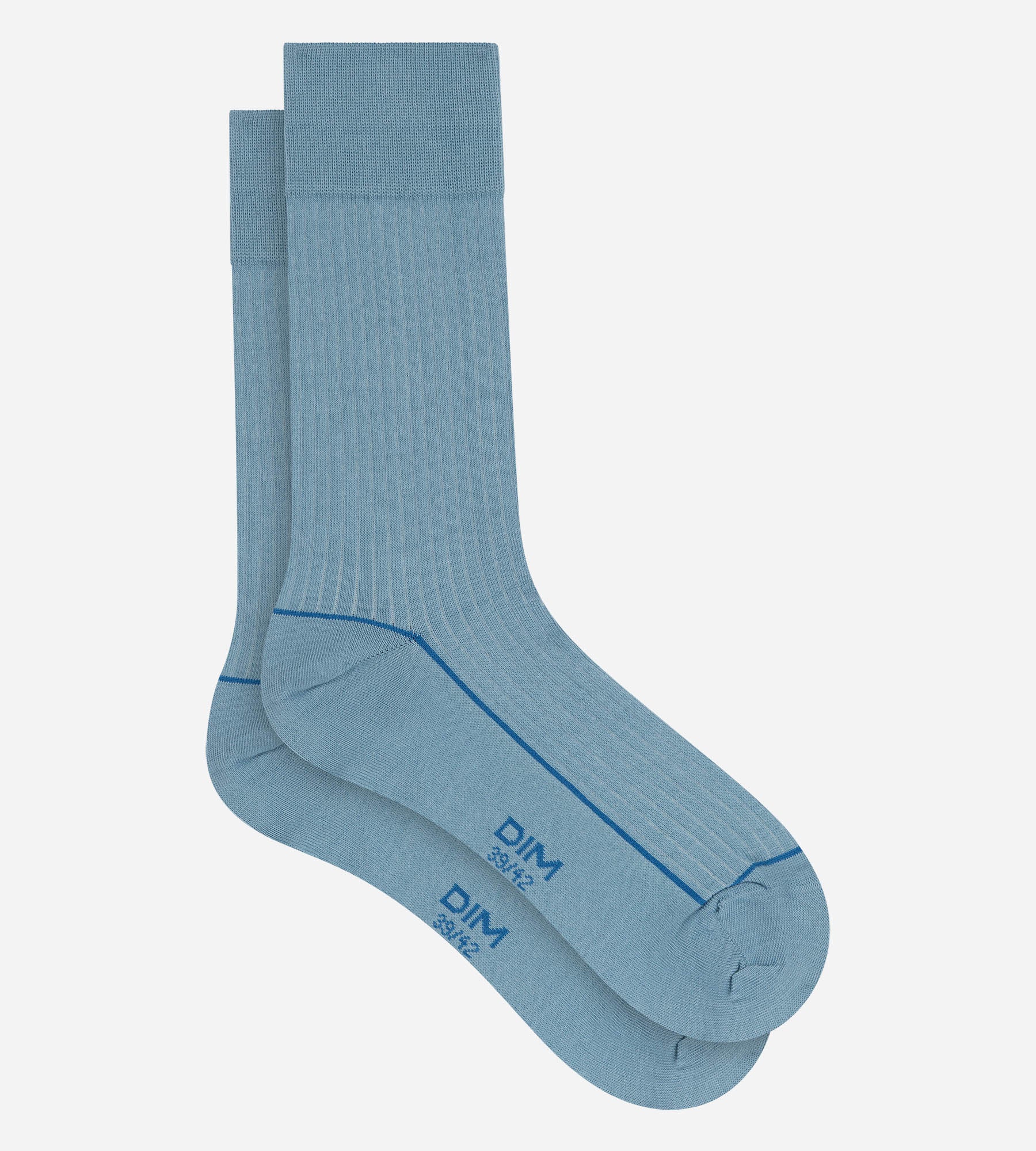 dim-la-mode-c-tel-e-chaussettes-homme-coton-bleu-oc-an image 2