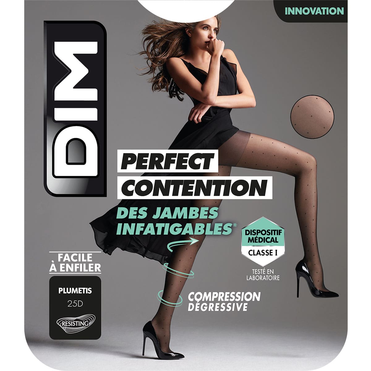 dim-perfect-contention-25d-collant-femme-plumetis-noir image 3
