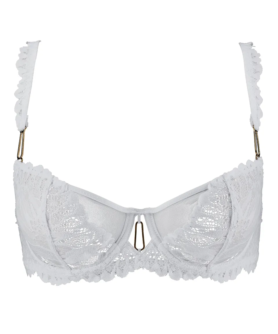 aubade-flowermania-soutien-gorge-corbeille-avec-armatures-blanc image 1
