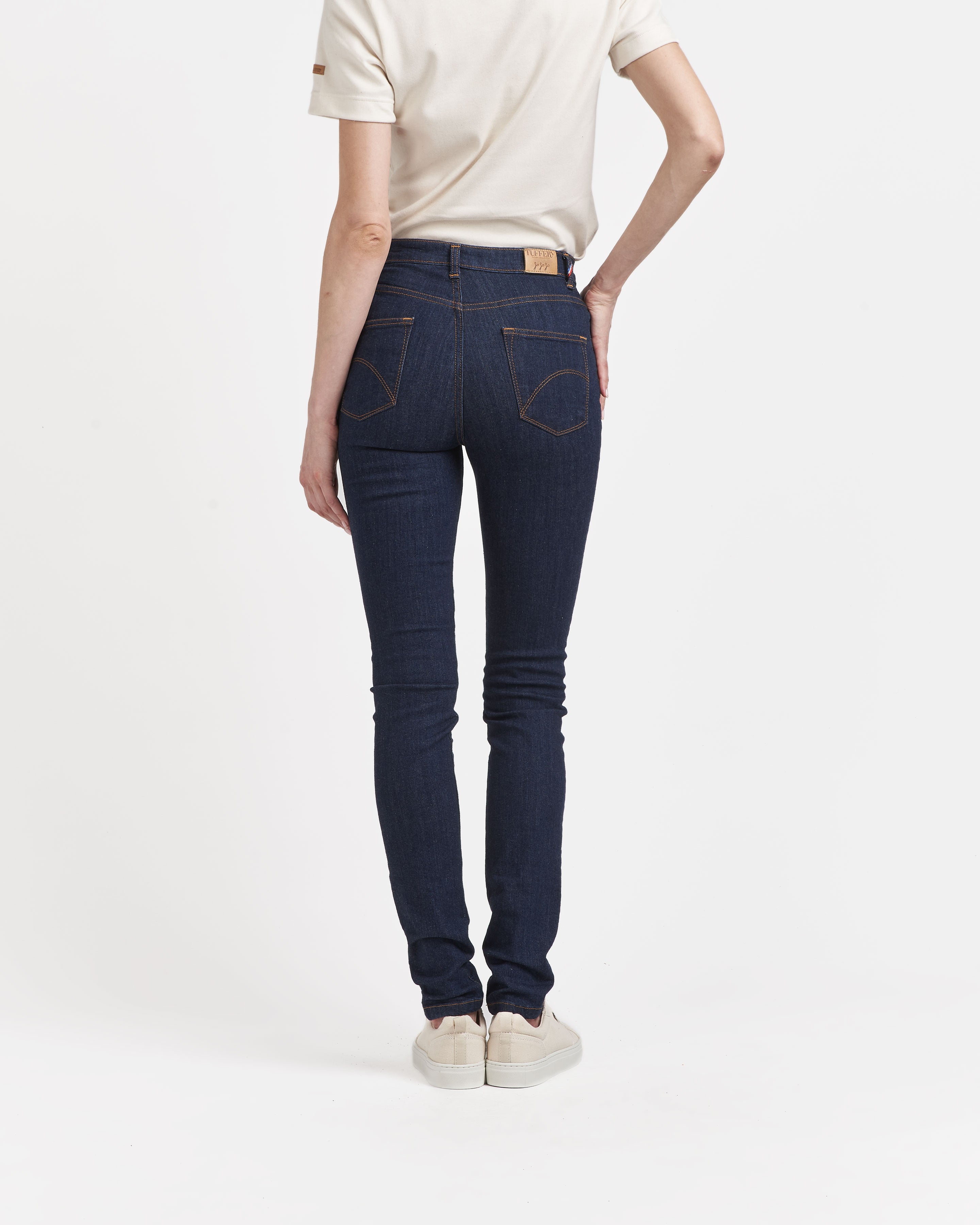 atelier-tuffery-marianne-jean-femme-slim-taille-haute-coton-bio-brut image 5