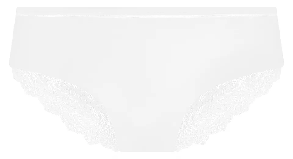 darjeeling-slip-intrigante-microfibre-dentelle-blanc-m image 1