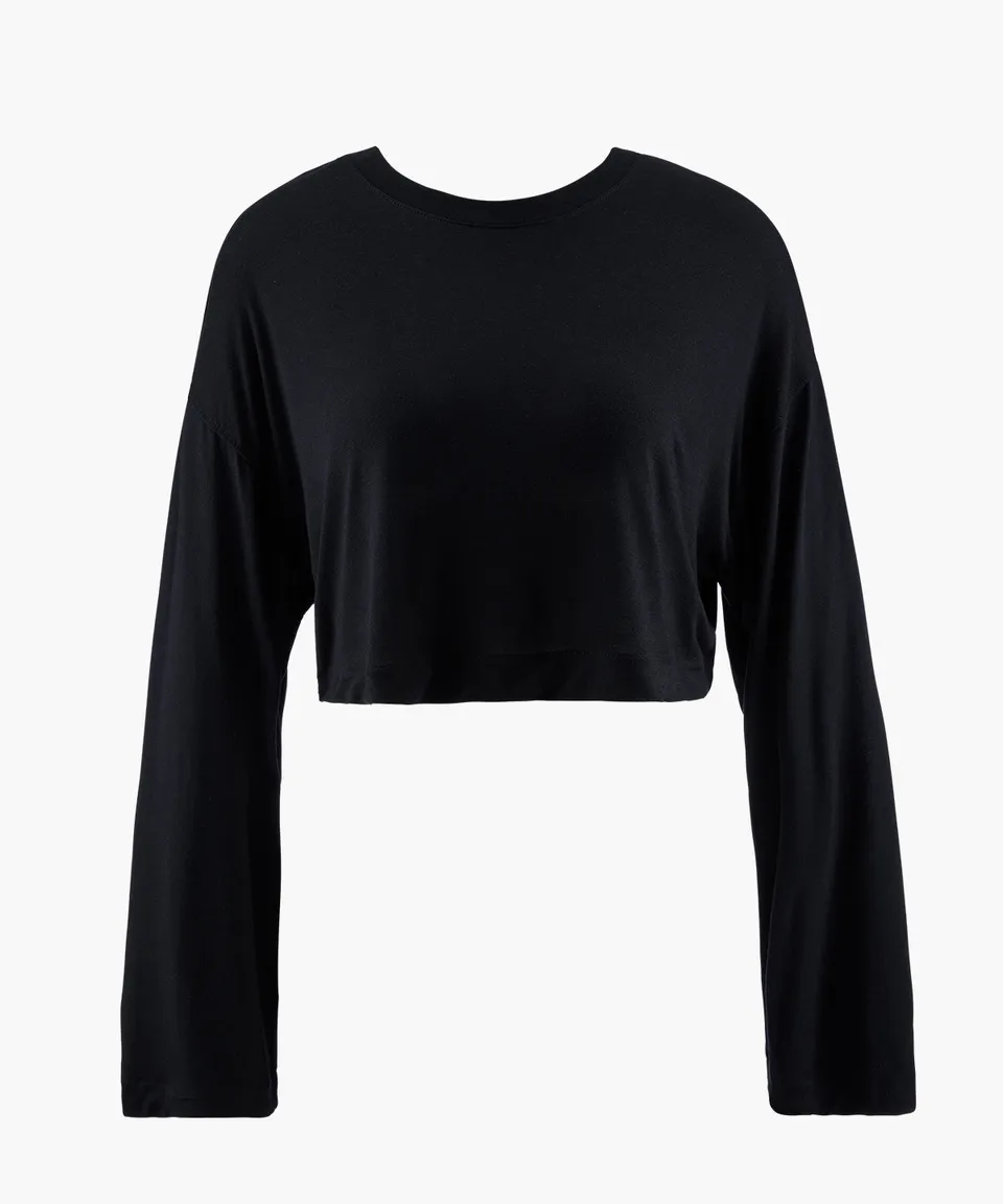 aubade-night-crush-pull-over-sweat-noir image 1