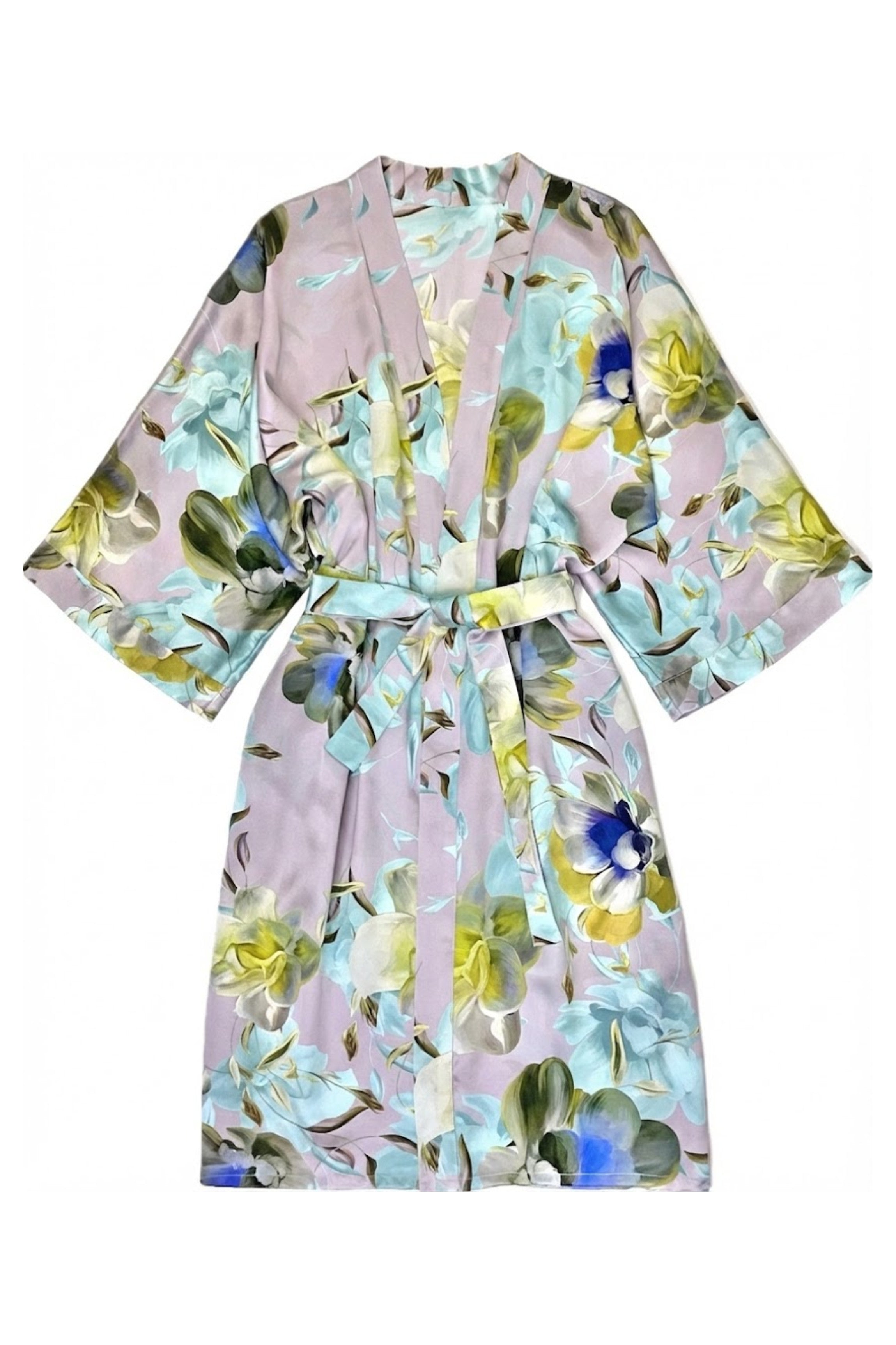 cadolle-kimono-soie-court-ice-peignoir image 1