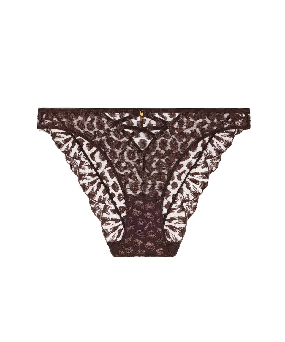 aubade-crazy-in-love-slip-italien-satin-brown-2 image 1