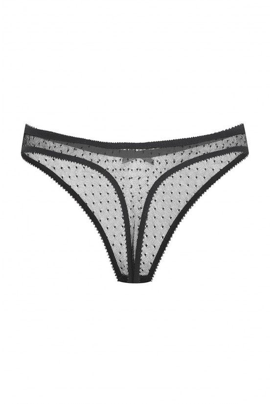 cadolle-string-cathy-plumetis-noir image 2