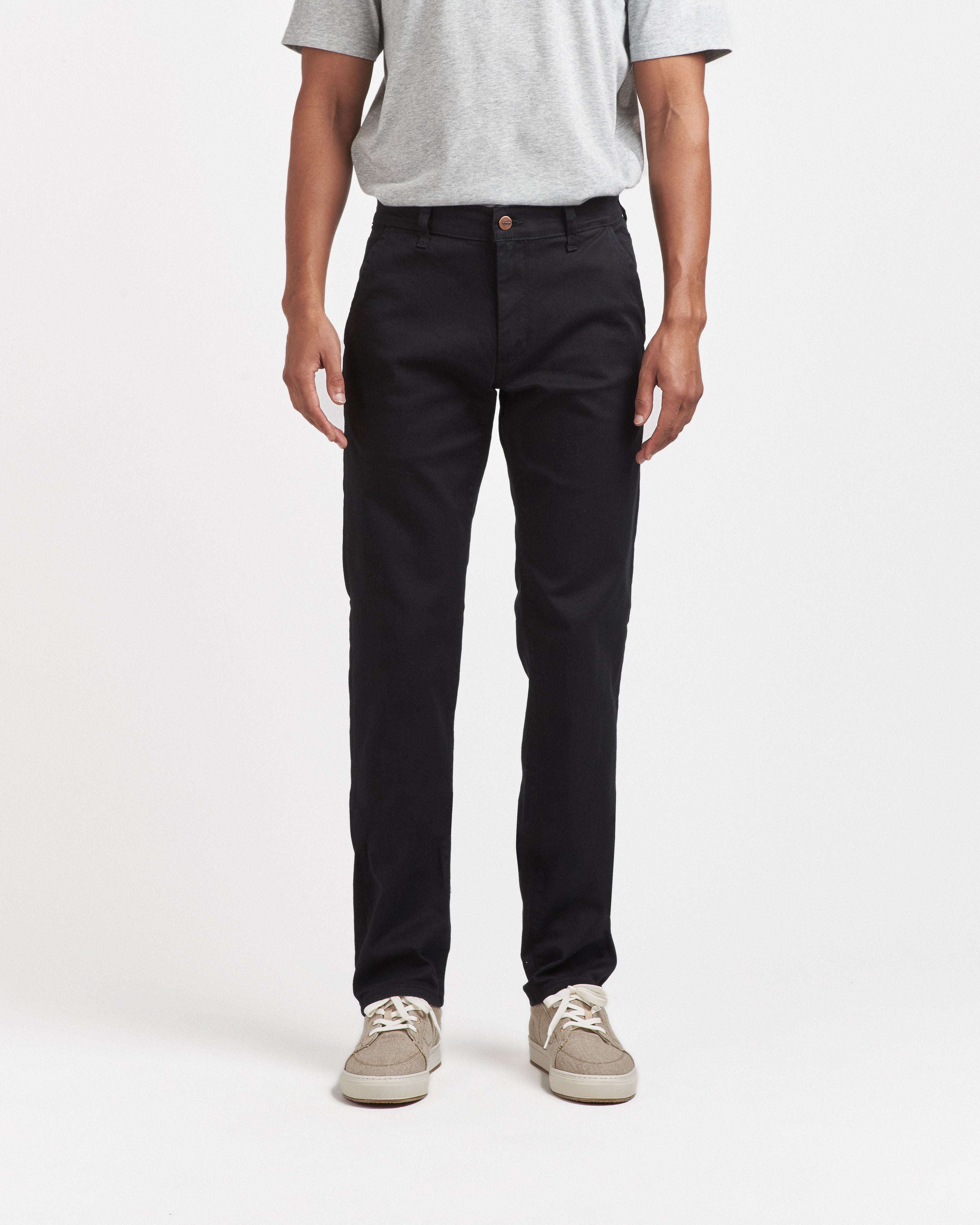atelier-tuffery-ernest-chino-homme-droit-ajust-noir image 2