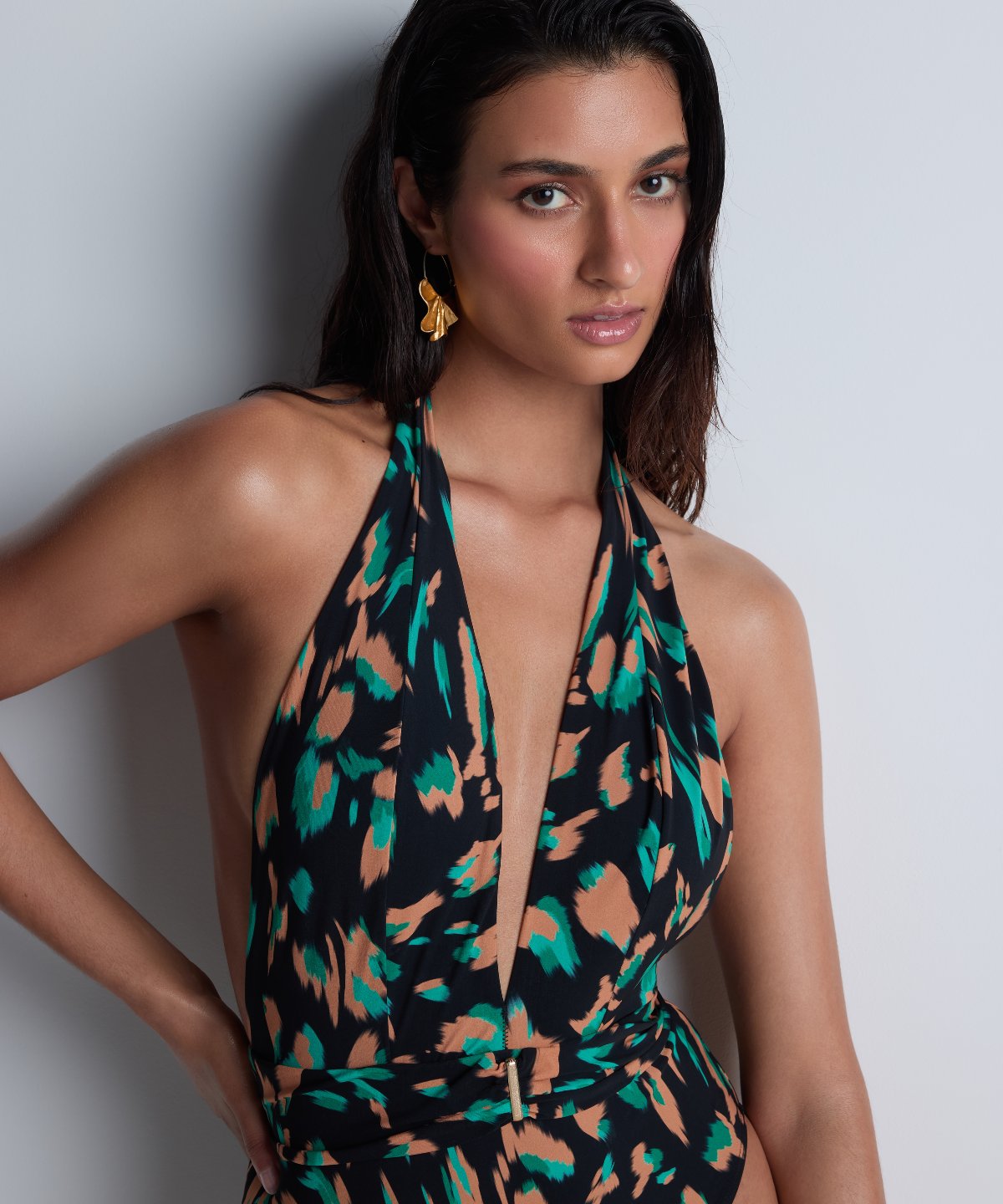 aubade-feline-energy-maillot-une-pi-ce-green-panther image 2