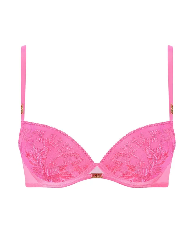 aubade-rules-of-attraction-soutien-gorge-push-up-plongeant-exciting-pink image 1