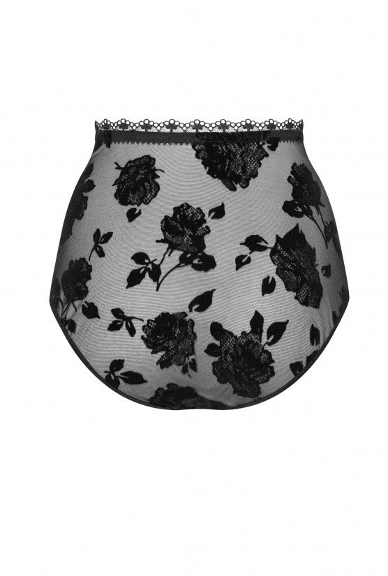cadolle-grandes-roses-culotte-taille-haute-invisible-velours image 2
